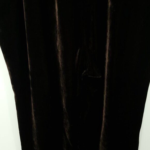 Giorgio Armani Velvet High Rise Straight Leg Ankle Pants 27/4 Brown, VGUC with m - Picture 11 of 13